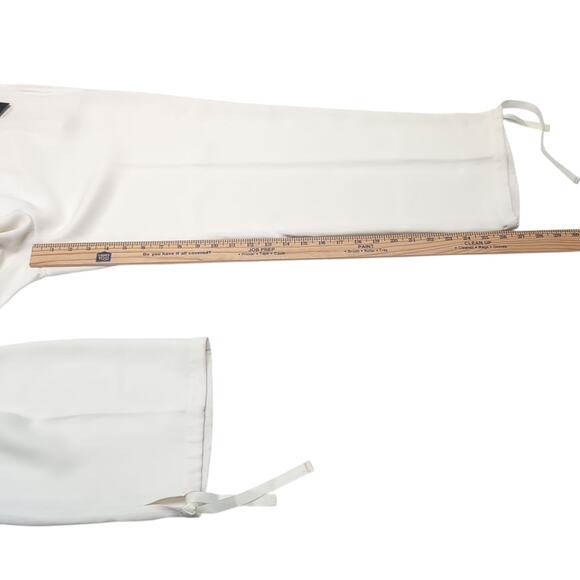 LRL Ralph Lauren Elevated Crop Pants Womens Plus Size 14W Cream Pockets NEW NWT - Picture 12 of 14